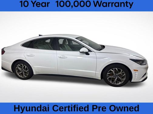 Serenity White 2023 Hyundai SONATA SEL