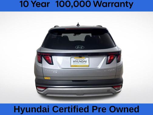 Shimmering Silver 2025 Hyundai TUCSON Hybrid Blue
