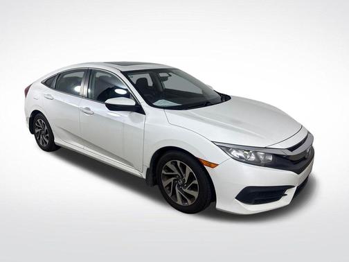White Orchid Pearl 2017 Honda Civic EX