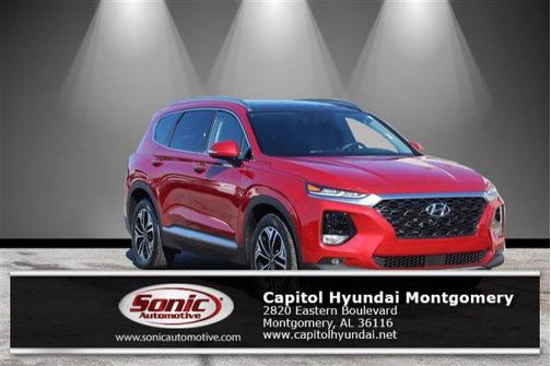 Scarlet Red 2019 Hyundai SANTA FE Ultimate 2.0T