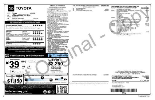 2023 Toyota Venza Limited