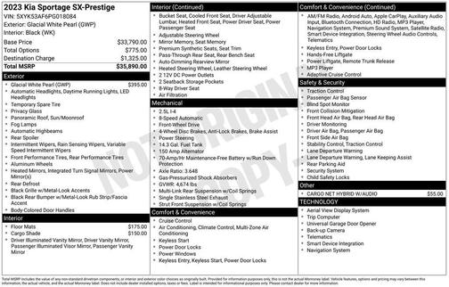 2023 Kia Sportage SX-Prestige