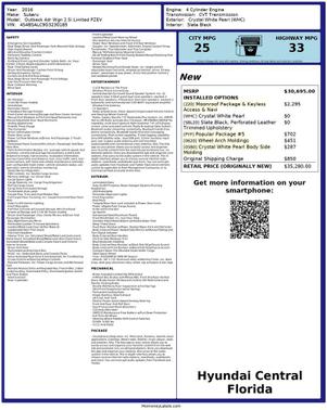 2016 Subaru Outback 2.5i Limited