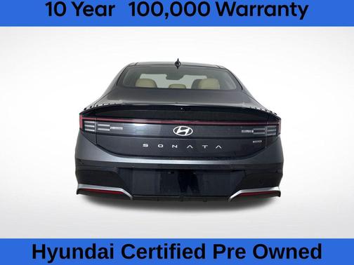 Portofino Gray 2024 Hyundai SONATA Hybrid Limited