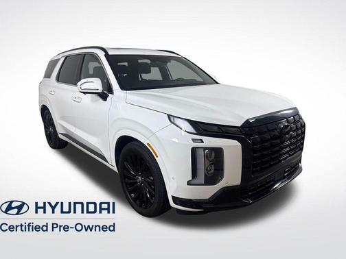 Hyper White 2025 Hyundai PALISADE Calligraphy Night Edition