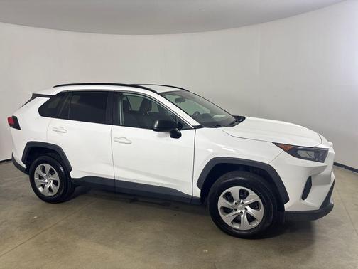 Super White 2021 Toyota RAV4 LE
