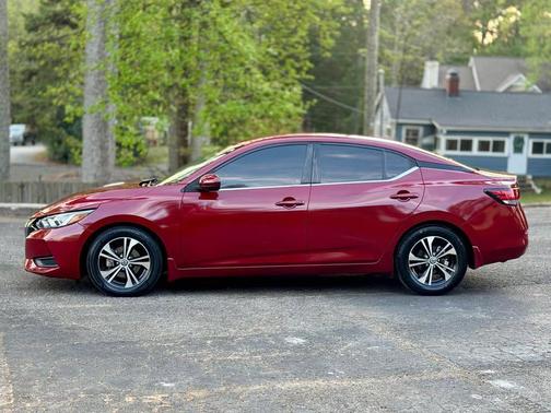 RED 2021 Nissan Sentra SV
