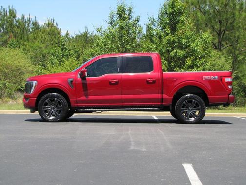 Red 2022 Ford F-150 Lariat