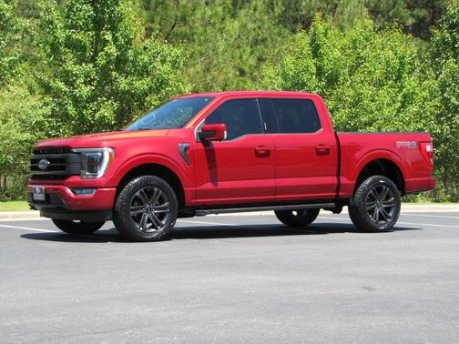 Red 2022 Ford F-150 Lariat