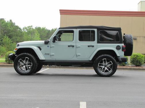 Light Green 2024 Jeep Wrangler 4xe Sport