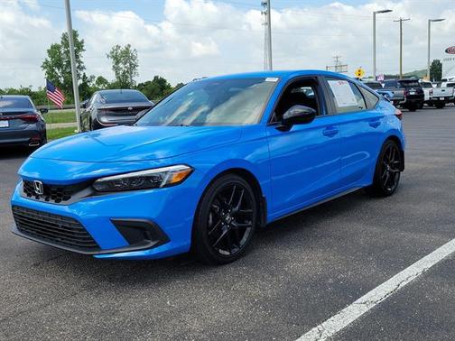Boost Blue Pearl 2023 Honda Civic Sport
