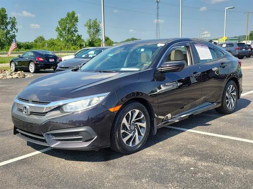 BLACK 2017 Honda Civic EX