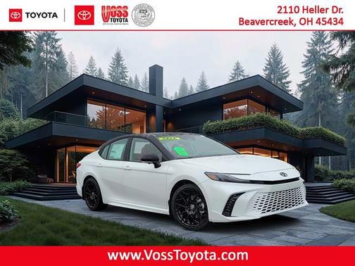 Wind Chill Pearl w/Midnight Black Metallic Roof 2026 Toyota Camry XSE