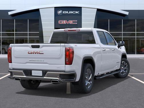 Glacier White Tricoat 2026 GMC Sierra 1500 SLT