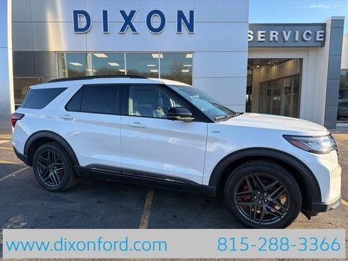 White Metallic 2025 Ford Explorer ST-Line SUV