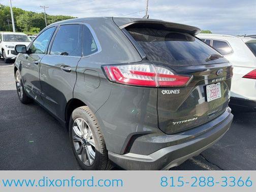 Gray 2021 Ford Edge Titanium