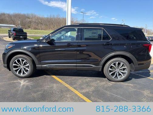 Agate Black Metallic 2026 Ford Explorer ST-Line