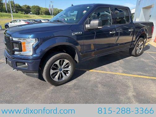 Blue 2018 Ford F-150 XLT