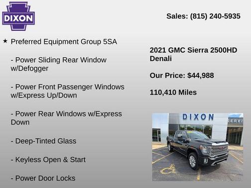 Carbon Black Metallic 2021 GMC Sierra 2500 Denali