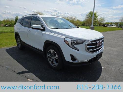 Summit White 2018 GMC Terrain SLT