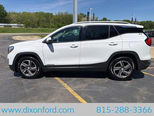 Summit White 2018 GMC Terrain SLT
