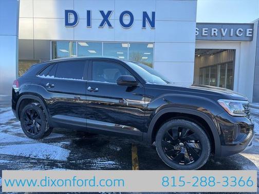 deep black pearl 2026 Volkswagen Atlas Cross Sport 2.0T SE w/Technology 4MOTION SUV