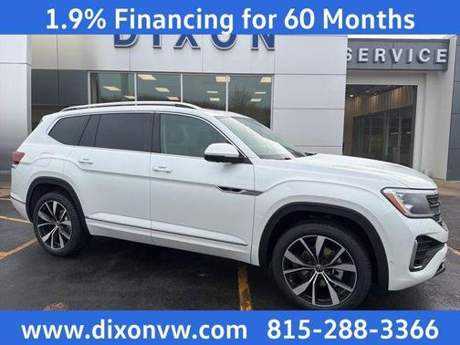 Opal White Pearl 2026 Volkswagen Atlas 2.0T SEL Premium R-Line 4MOTION