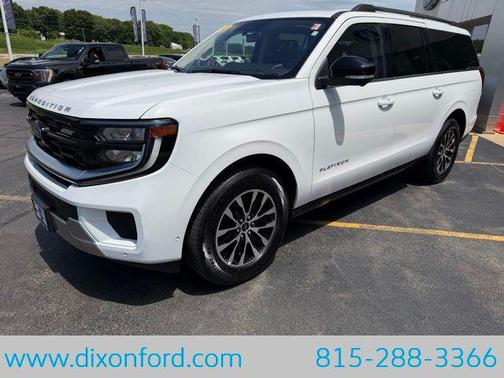 Oxford White 2025 Ford Expedition Max Platinum