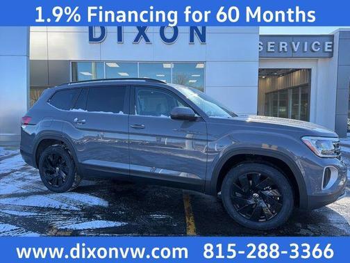 Pure Gray 2026 Volkswagen Atlas 2.0T SE w/Technology 4MOTION