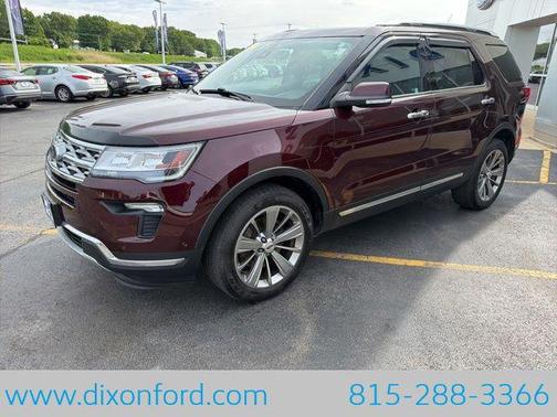 Burgundy 2018 Ford Explorer Limited