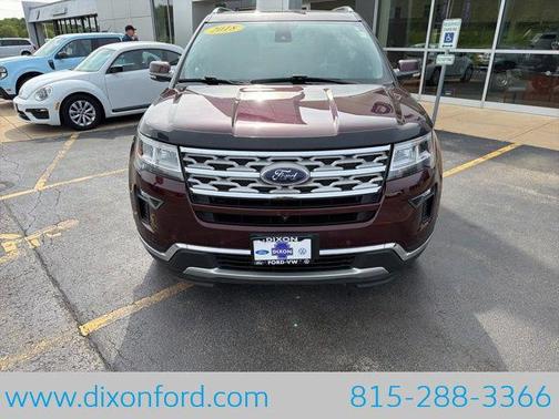 Burgundy 2018 Ford Explorer Limited