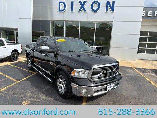 Brilliant Black Crystal Pearlcoat 2017 RAM 1500 Longhorn