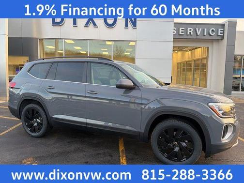 Pure Gray 2026 Volkswagen Atlas 2.0T SE w/Technology 4MOTION
