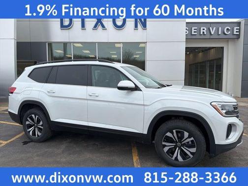 opal white pearl 2026 Volkswagen Atlas 2.0T SE