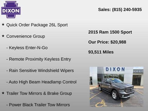 Granite Crystal Metallic Clearcoat 2015 RAM 1500 Sport