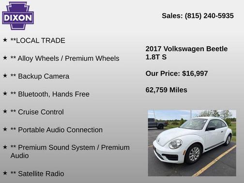 Pure White 2017 Volkswagen Beetle 1.8T