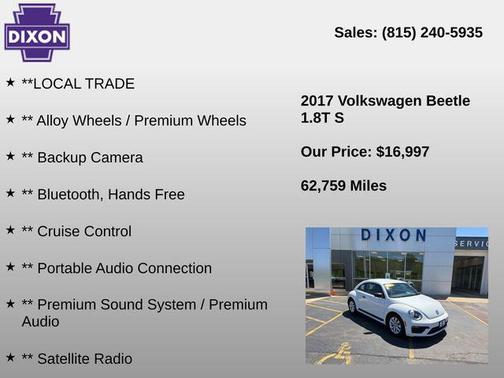 Pure White 2017 Volkswagen Beetle 1.8T