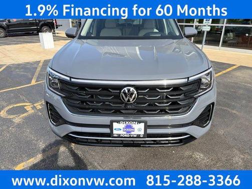 Pure Gray 2026 Volkswagen Atlas 2.0T SEL Premium R-Line 4MOTION