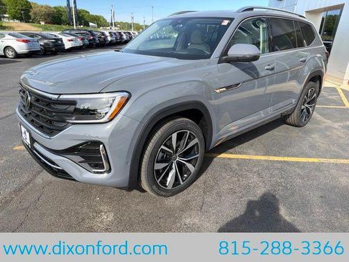 Pure Gray 2026 Volkswagen Atlas 2.0T SEL Premium R-Line 4MOTION