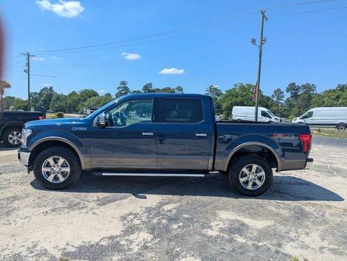 Blue 2020 Ford F-150 Lariat