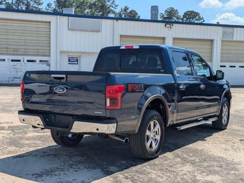Blue 2020 Ford F-150 Lariat