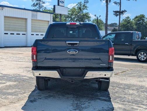 Blue 2020 Ford F-150 Lariat