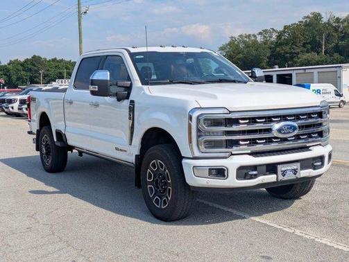 White 2024 Ford F-250 Platinum
