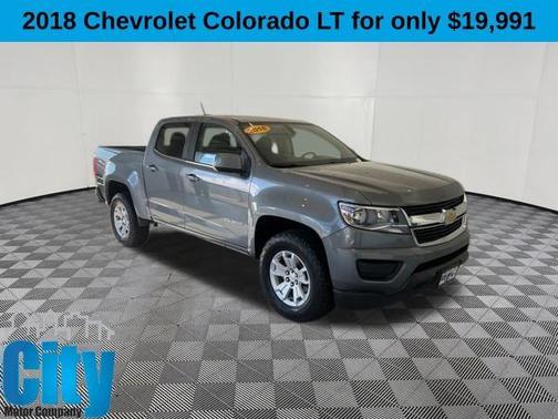 Satin Steel Metallic 2018 Chevrolet Colorado LT