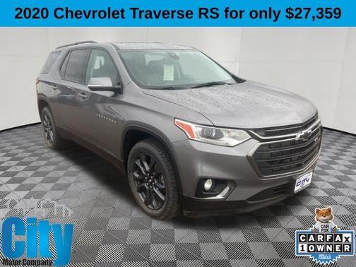 Satin Steel Metallic 2020 Chevrolet Traverse RS