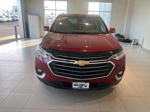 Cajun Red Tintcoat 2021 Chevrolet Traverse LT Leather