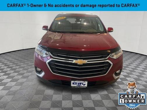 Cajun Red Tintcoat 2021 Chevrolet Traverse LT Leather