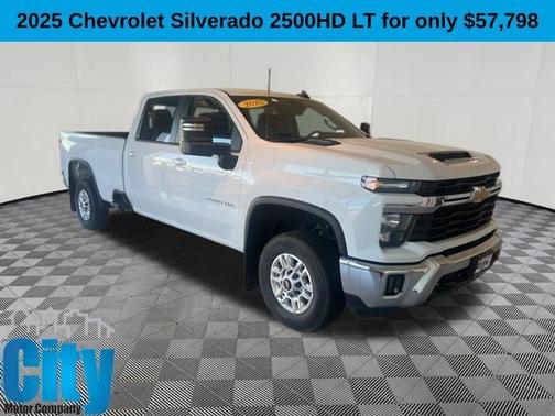 Summit White 2025 Chevrolet Silverado 2500 LT