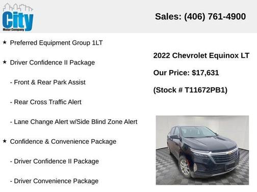 Mosaic Black Metallic 2022 Chevrolet Equinox 1LT