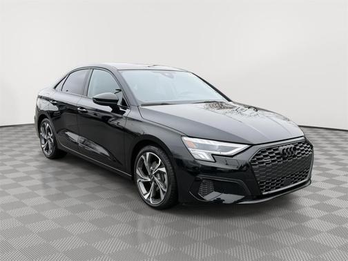 Mythos Black Metallic 2023 Audi A3 Premium Plus